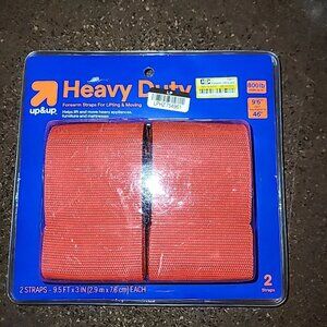 UP &UP Heavy-Duty Forearm Lifting Straps 800 lb Capacity 9.5ft moving movers